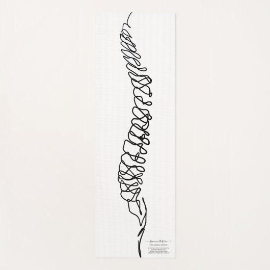 Tapis De Yoga Chiropractor Massage Therapy Spine (Devant)