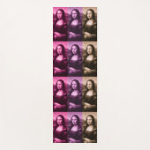 Tapis De Yoga Chocolat rose violet Mona Lisa (Devant)