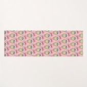 Tapis de yoga Chouette (Devant (Horizontal))