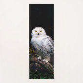 Tapis De Yoga Chouette hivernale majestueuse (Devant)