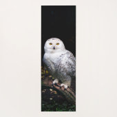 Tapis De Yoga Chouette hivernale majestueuse (Dos)