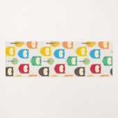 Tapis De Yoga Chouettes (Devant (Horizontal))