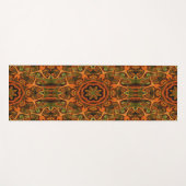 Tapis De Yoga Chouettes & Fleurs..... (Devant (Horizontal))
