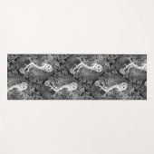 Tapis De Yoga Chouettes, fougères, chênes et baies 4 (Devant (Horizontal))