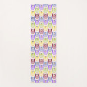 Tapis De Yoga Chouettes mignonnes, Chouette Motif, Chouettes pou (Devant)
