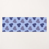 Tapis De Yoga Chute des coeurs au printemps (Devant (Horizontal))