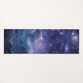 Tapis De Yoga Ciel nocturne de la forêt cosmique (Devant (Horizontal))