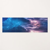 Tapis De Yoga Cieux orageux (Devant (Horizontal))