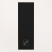 Tapis De Yoga Cimier botanique | Monogramme intime Yoga Mat (Devant)