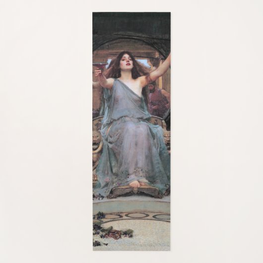 Tapis De Yoga Circe Offrant la Coupe à Odysseus, Waterhouse (Devant)