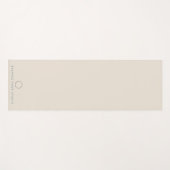 Tapis De Yoga Circle de vie Nom personnalisé (Devant (Horizontal))