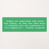 Tapis De Yoga Citation (Dos (Horizontal))