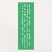 Tapis De Yoga Citation (Devant)