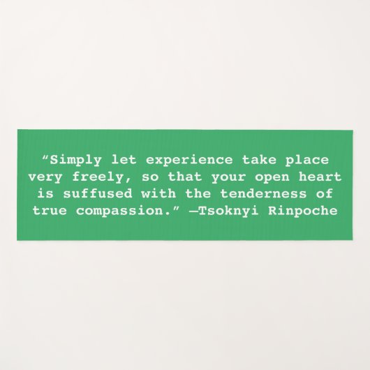 Tapis De Yoga Citation (Devant (Horizontal))