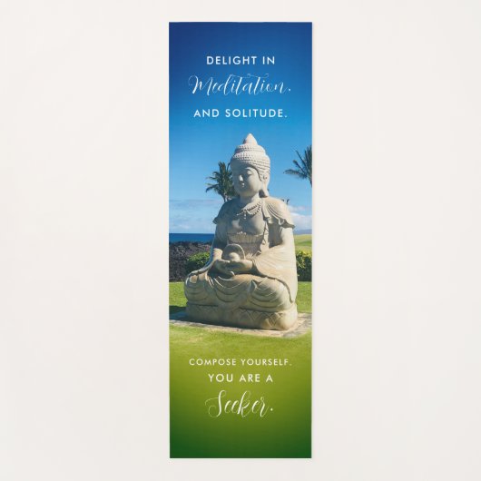 Tapis De Yoga Citation Bouddha Bouddha Yoga Mat (Devant)