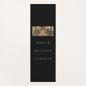 Tapis De Yoga Citation de succès Motivational Tiger Eyes Modèle (Devant)