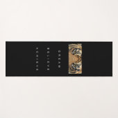 Tapis De Yoga Citation de succès Motivational Tiger Eyes Modèle (Devant (Horizontal))