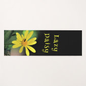 Tapis De Yoga Citation florale Daisy Yoga Mat (Devant (Horizontal))