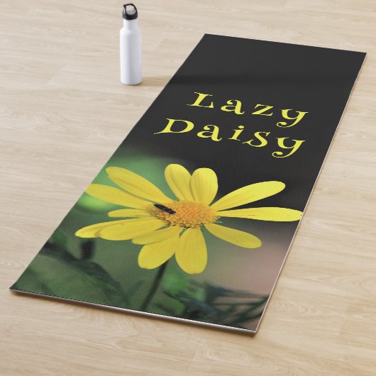 Tapis De Yoga Citation florale Daisy Yoga Mat (En situation)