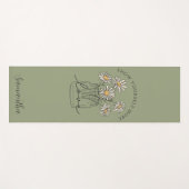 Tapis De Yoga Citation Inspirationnelle à double face (Devant (Horizontal))