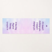 Tapis De Yoga Citation inspirée de l'entreprise d'un physiothéra (Devant (Horizontal))