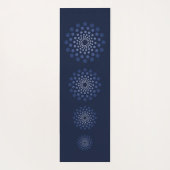 Tapis De Yoga Citation Motivative Mandala Purple Monogramme Mode (Dos)