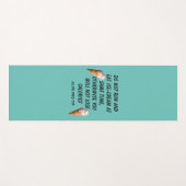 Tapis De Yoga Citation Silencieuse de crème glacée - Conseils Li (Devant (Horizontal))