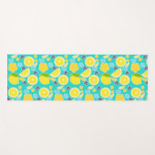 Tapis De Yoga Citron d'été moderne (Devant (Horizontal))