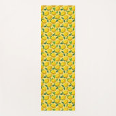 Tapis De Yoga Citrons jaunes mignons fruits cool (Devant)
