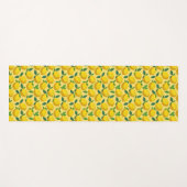 Tapis De Yoga Citrons jaunes mignons fruits cool (Devant (Horizontal))