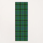 Tapis De Yoga Clan Davidson Plaid Black Green Check Tartan (Devant)