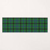 Tapis De Yoga Clan Davidson Plaid Black Green Check Tartan (Devant (Horizontal))