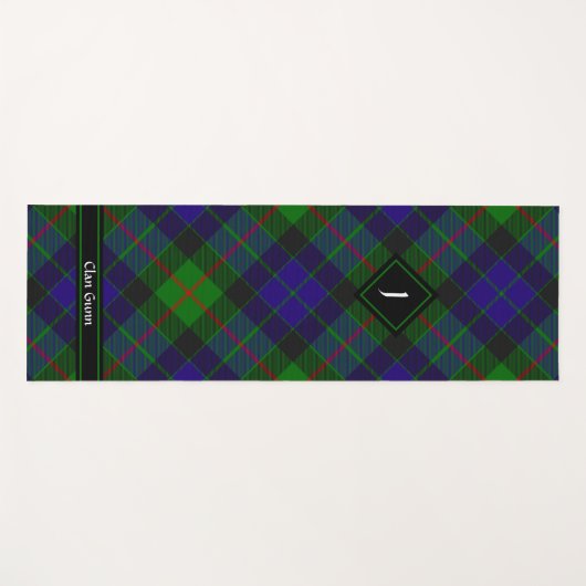 Tapis De Yoga Clan Gunn Tartan Yoga Mat (Devant (Horizontal))