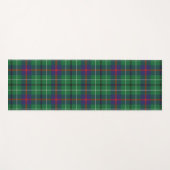 Tapis De Yoga Clan Plaid Duncan Green Blue Check Tartan (Devant (Horizontal))