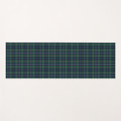 Tapis De Yoga Clan Plaid Robertson Vert Black Check Tartan (Devant (Horizontal))