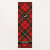 Tapis De Yoga Clan Wallace Tartan Yoga Mat (Devant)
