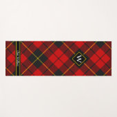 Tapis De Yoga Clan Wallace Tartan Yoga Mat (Devant (Horizontal))