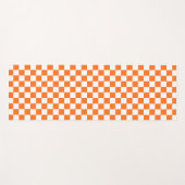 Tapis De Yoga Classic visual salmon checkerboard  (Devant (Horizontal))