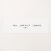 Tapis De Yoga Classique blanc de FYEONA (Devant (Horizontal))