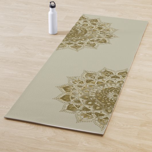 Tapis De Yoga Classique Mandala Inde Style 4 (En situation)