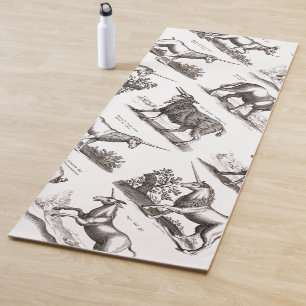 Tapis De Yoga Classique Unicorne Antique Mythique Magie Créature