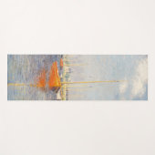 Tapis De Yoga Claude Monet. Bateaux rouges, Argenteuil (Devant (Horizontal))