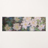 Tapis De Yoga Claude Monet - Clematis blanc (Devant (Horizontal))