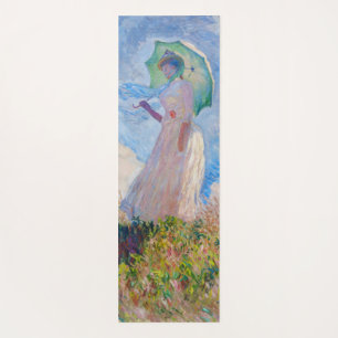 Tapis De Yoga Claude Monet - Femme avec Parasol face à gauche