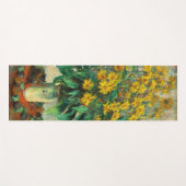 Tapis De Yoga Claude Monet - Fleurs d'artichauts de Jérusalem (Devant (Horizontal))