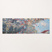 Tapis De Yoga Claude Monet - La Rue Montorgueil - Paris (Dos (Horizontal))