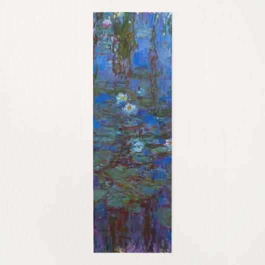 Tapis De Yoga Claude Monet - Lys d'Eau Bleue (Devant)