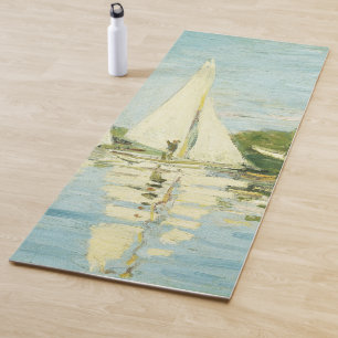 Tapis De Yoga Claude Monet. Régates à Argenteuil