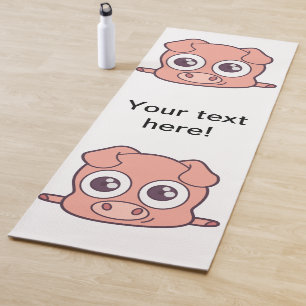 Tapis De Yoga Clipart mignon de porc