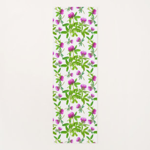 Tapis De Yoga Cloches rouges avec Feuilles verts